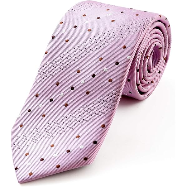 新品未使用☆ミチコロンドン☆日本製ネクタイ ☆エンジピンク かわいい