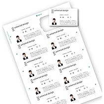 Amazon | 中川製作所 名刺用紙 CCマルチカード 10面 レーザー