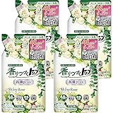 【まとめ買い】香りつづくトップ 抗菌plus シャイニーローズ 柔軟剤入り洗濯洗剤 液体 蛍光剤無配合 詰替 500g×4個セット