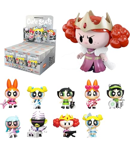 Amazon.co.jp: POP MART Crybaby × Powerpuff Girlsシリーズ-ビニール
