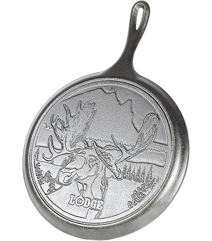 Amazon｜Lodge Seasoned 鋳鉄製スカルミニケーキパン｜グリルパン