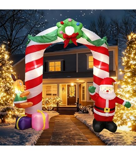 Amazon.co.jp: インフレータブルアウトドアクリスマスデコレーション