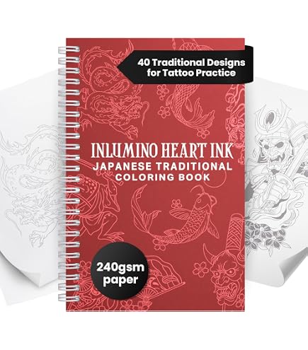 Amazon.co.jp: Inlumino ハートインクボールペン ドットペン タトゥー