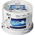シリコンパワー データ用 CD-R 700MB 48倍速対応 ホワイトワイドプリンタブル 50枚スピンドル SPCDR80PWC50S