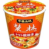 明星 中華三昧 榮林 トマト酸辣湯(インスタント カップスープ 名店監修)18g ×6個