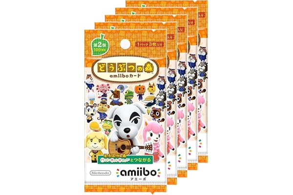 どうぶつの森amiiboカード 第2弾 (5パックセット)