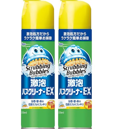 Amazon.co.jp: スクラビングバブル 激泡バスクリーナーEX 570ml × 3本