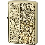 ZIPPO(ジッポー) ライター 招き猫 両面加工 ブラス KMB-BS