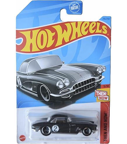 Amazon | Hot Wheels 00s、ブルーコルベットC6 8/10 50周年記念
