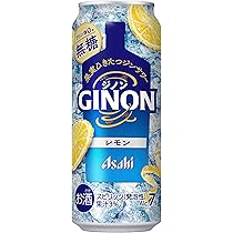 Amazon.co.jp: GINON(ジノン) レモン アサヒ チューハイ500ml×24本