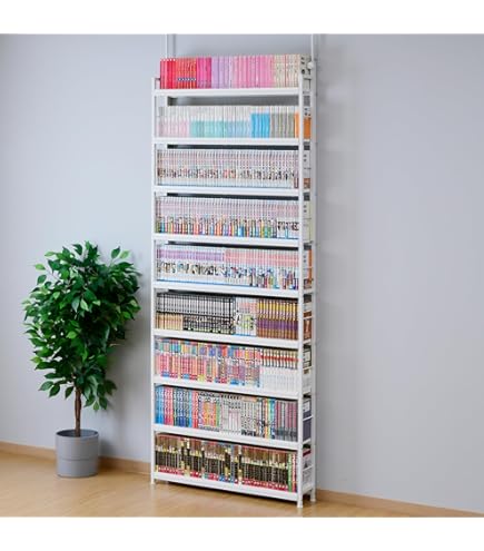 Amazon｜8tail 【突っ張りラック 幅78cm】木目調 シェルフ 7段 幅78