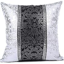 Amazon.co.jp: [Queen-b] 高級 ダマスク 柄 クッション カバー