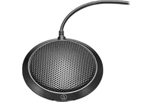 Audio-Technica ATR4697-USB Omnidirectional Condenser Boundary Microphone,Black