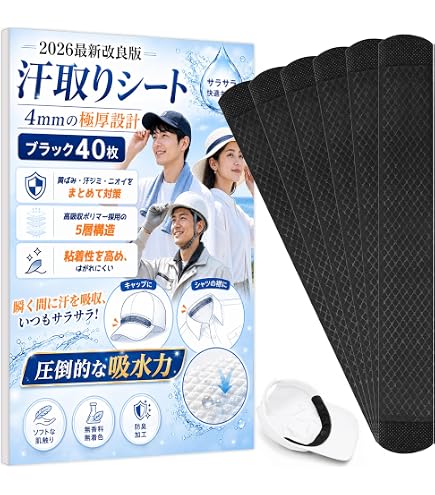 Amazon.co.jp: KAWAGUCHI わきの汗とり さわやかパット 黒 : おもちゃ