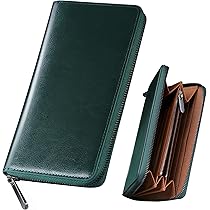 人気緑系　グリーン系　アルカンターラ（Alcantara）本革　編み込み 長財布 数量限定 人気緑系 グリーン系 中身は黒 アルカンターラ