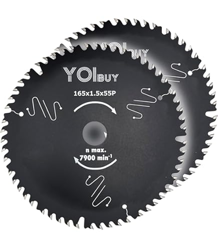 Amazon.co.jp: YOIbuy PRO 125mm 50P 二枚セット品 丸鋸刃 チップソー