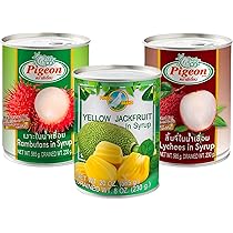新鮮な桃・ライチ・ロンガン詰め合わせ Amazon.co.jp: 『ピジョン』 フルーツ缶詰3種類詰め合わせ