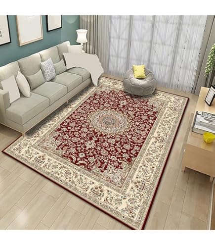 Amazon | ペルシャ絨毯 機械織り | shadlin carpet kashan