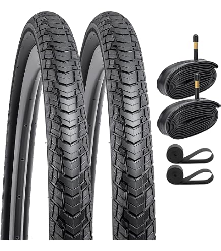 Amazon | YunSCM 2本,700 38c タイヤ ホワイト,700x38c 40-622 自転車