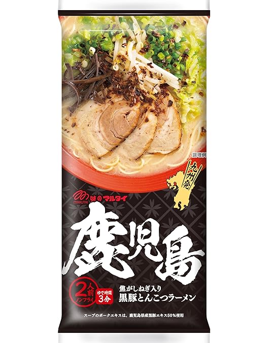 Amazon.co.jp: マルタイ 熊本黒マー油とんこつラーメン 186g×15袋