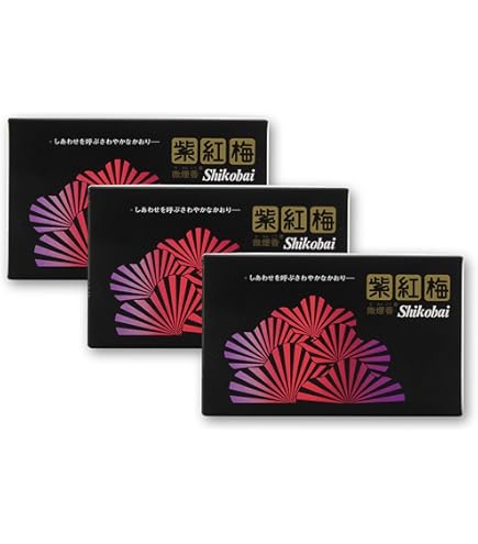 Amazon｜誠寿堂 微煙線香【紫紅梅（しこうばい）】 バラ詰 大箱