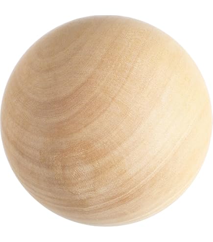 Amazon | Sierpien ウッドボール 木製ボール 丸型 木球 直径5cm