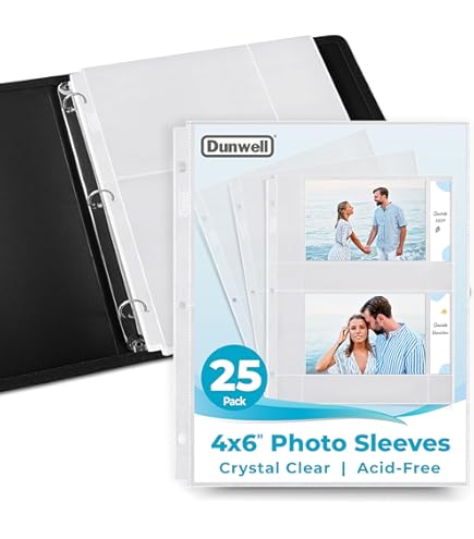 Pack Of 100 Photocard Sleeves - 5x7 Inch (13x18cm) Clear Photo Sleeves, Plastic Sheet Protectors For Photos, Postcards & Recipes, Acid-Free, Archival - View #6