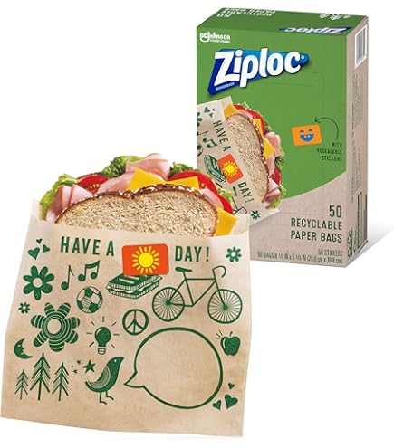 SANDWICH（ペーパーバック） Amazon｜Zubebe ペーパーサンドイッチバッグ 600枚 7 x 6 x 1