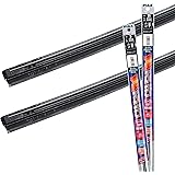 【Amazon.co.jp 限定】PIAA ワイパー替えゴム車種専用セット 【スーパーグラファイト】 天然ゴム仕様 2本入 (525mm + 350mm) ホンダ N-ワゴン/日産 マーチ ラティオ/トヨタ ヴィッツ プラッツ/ダイハツ マックス 他