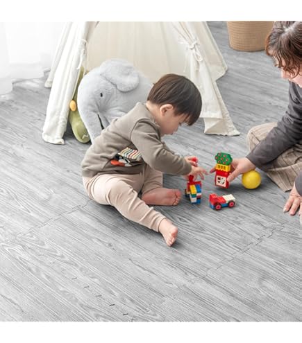 Amazon.co.jp: タンスのゲン ジョイントマット 大判59cm 厚み10mm 6畳