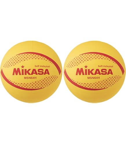 Amazon | ミカサソフトバレーボールイエローブルー ファミリー・トリム