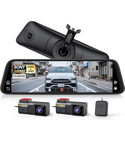 Amazon.co.jp: AUTO-VOX ドライブレコーダー ミラー型 ワイヤレス