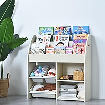 絵本棚　収納棚 RiZKiZ 1年保証 絵本棚 絵本ラック 幅70cm 奥行30cm 完成品も