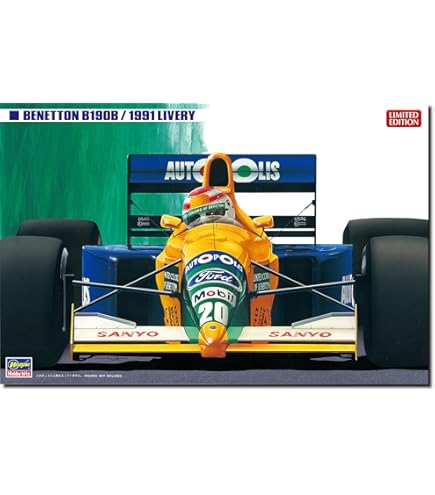 Amazon | ハセガワ 1/24 ベネトン B190B (1991カラー) プラモデル  