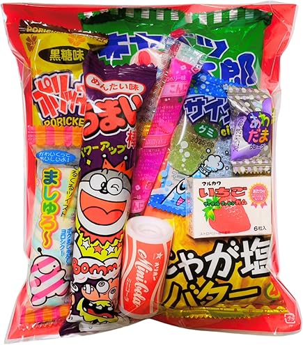 Amazon.co.jp: 駄菓子 お菓子 詰め合わせ 袋詰め 8個入り 10セット