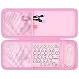 co2CREA 収納ケース 互換品 ‎Logicool ロジクール PEBBLE KEYS 2 K380sRO ワイヤレスキーボード K380s/K380RO+ ワイヤレスマウス PEBBLE MOUSE2 M350sRO /M350RO（ケースのみ）