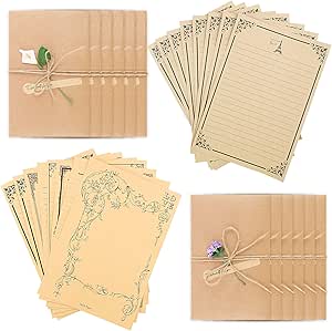 Amazon クラフトレターセット 封筒2種12枚 17 5cm 11cm 便箋2種16枚 花束付き おしゃれ 手作り はがき 手紙 祝福 告白 メッセージカード グリーティングカード 感謝カード バレンタインデー 誕生日 記念日 母の日 お祝い お見舞い封筒 ラベンダー オランダカイウ