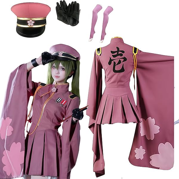 Amazon.co.jp: [HANCHENG] 四国めたん コスプレ衣装+髪飾り(ウィッグ