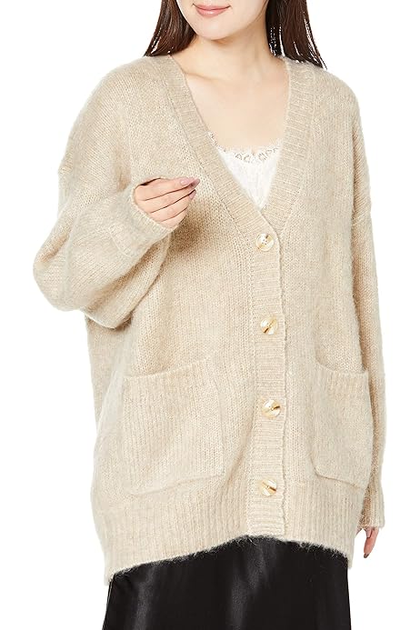 Amazon | [グレースコンチネンタル] カーディガン ウォッシュケーブル  