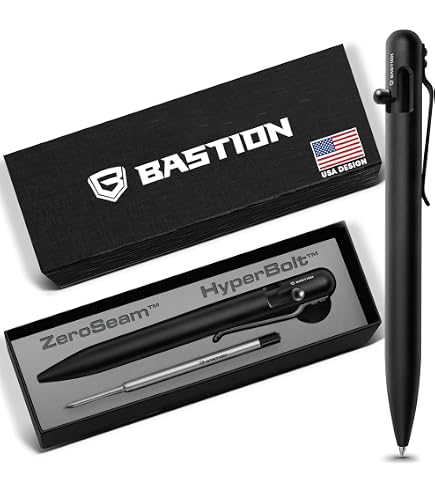 Amazon | BASTION ボルトアクションペン、チタンシルバー、HyperBolt