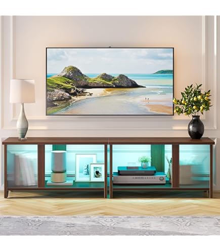 Amazon｜HomeSailing テレビ台 幅130cm 鏡面仕上げ ローボード ガラス