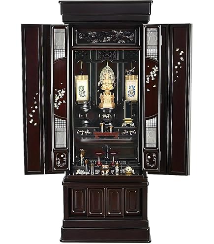 Amazon｜仏壇 唐木仏壇 お仏壇 唐木 紫檀 おしゃれ 伝統 豪華 彫刻