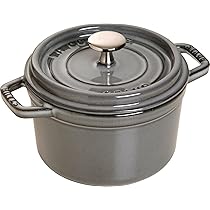Amazon.co.jp: staub ストウブ 「 ピコ ココット ラウンド グレー 16cm 
