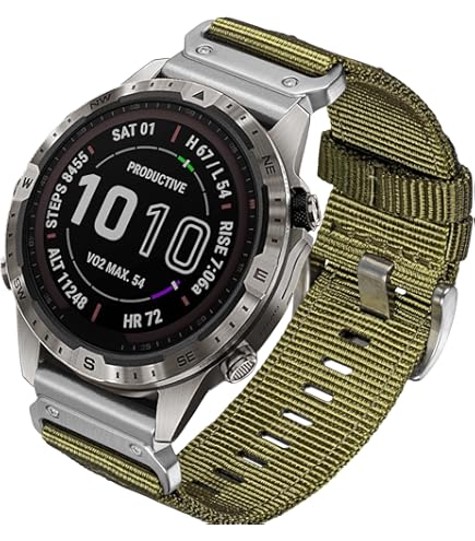 Amazon | GARMIN(ガーミン) QuickFit 26mm Tactical Black Nylon