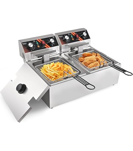 Amazon.co.jp: 電気フライヤー 業務用 20L フライヤー 卓上電気