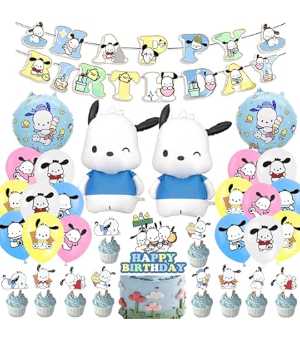 Amazon | ポチャッコ誕生日 飾り付けセット キャラクター 誕生日