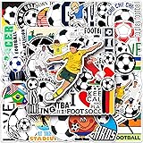 50枚セット 面白いサッカー ステッカー サッカー選手 デカール 2022ワールドカップ サッカー応援グッズ フットサル ステッカー サッカーボール
