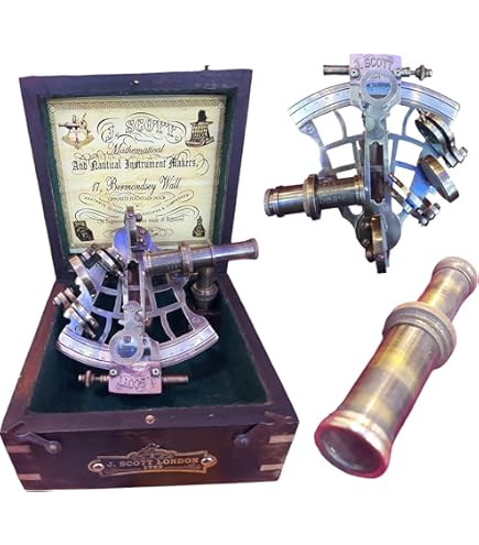 Amazon.co.jp: Malla Inc. Nautical Tamaya Sextant 1712 | ソリッド