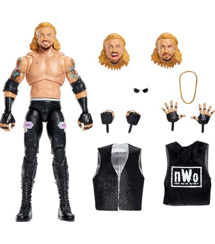 Fisher-Price Mattel WWE Elite Action Figure Jimmy Hart Legends con Accessorio, HVF58