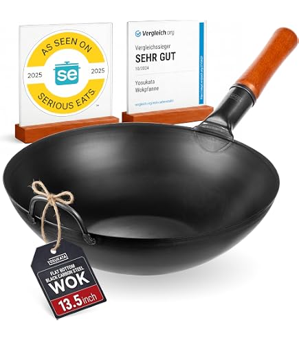 Corelle Brands DuraNano CBDN32KD-HH/SG Wok Pan with Lid, 32cm